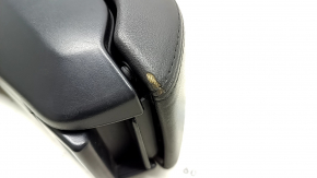 BMW i3 14-21 center console armrest, black leather, torn