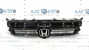 Honda Insight 19-22 radiator grille base with emblem, crack in mount, sand