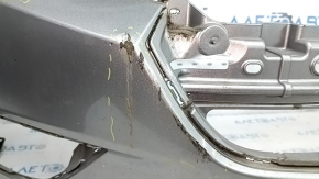 Honda Insight 19-22 front bumper, silver, scratches, crack in mount