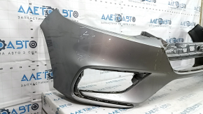 Honda Insight 19-22 front bumper, silver, scratches, crack in mount