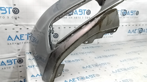 Honda Insight 19-22 front bumper, silver, scratches, crack in mount