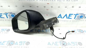 Left side mirror assembly for BMW i3 14-21, 3+2 pins, heated, turn signal, auto-dimming, black, sand, dried out seal