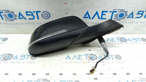 Right side mirror assembly for BMW i3 14-21, 3+2 pins, heated, turn signal, black, sand, dried out seal