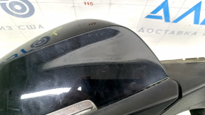 Right side mirror assembly for BMW i3 14-21, 3+2 pins, heated, turn signal, black, sand, dried out seal