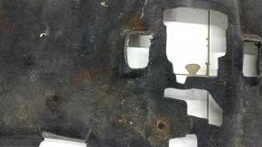 Rear floor covering for Honda CRV 20-22 hybrid, black, dry-cleanable