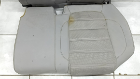 Left rear seat for Honda CRV 20-22, gray leather, perforated, dry clean, dented, water damage