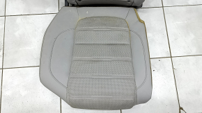 Right rear seat for Honda CRV 20-22, gray leather, perforated, dry clean, dented, water damage