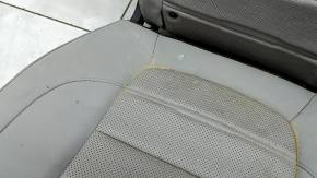Right rear seat for Honda CRV 20-22, gray leather, perforated, dry clean, dented, water damage