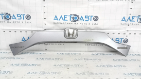 Honda Insight 19-22 trunk lid trim with emblem, broken fasteners, scratches on the emblem