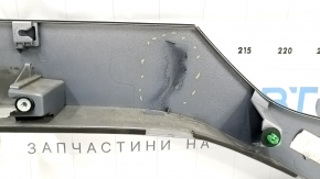Honda Insight 19-22 trunk lid trim with emblem, broken fasteners, scratches on the emblem