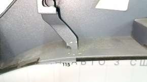Honda Insight 19-22 trunk lid trim with emblem, broken fasteners, scratches on the emblem