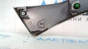 Honda Insight 19-22 trunk lid trim with emblem, broken fasteners, scratches on the emblem