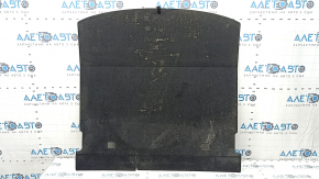 The trunk floor of a Honda CRV 20-22 hybrid is black and needs dry cleaning. The insulation is torn.
