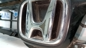 Honda Insight 19-22 radiator grille base with emblem, crack in mount, sand