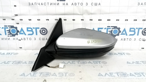 Left side mirror assembly for Honda Insight 19-21, 5-pin, heated, silver, sand