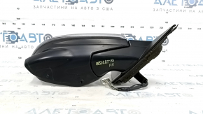 Right side mirror assembly for Honda Insight 19-20, 10-pin, camera, heated, silver, sand, not fixed