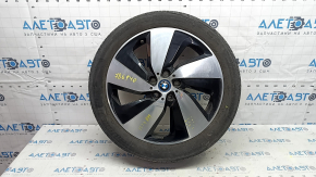 Wheel R19x5J ET43 BMW i3 14-18 Style 429 with 155/70 6mm tires, light curb, cracked tires