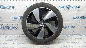 Wheel R19x5.5J ET43 BMW i3 14-18 Style 429 with 155/70 6mm tires, light curb, cracked tires