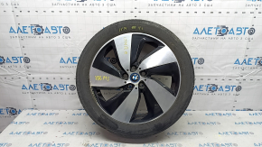 Wheel R19x5J ET43 BMW i3 14-18 Style 429 with 155/70 4.5mm tires, light curb, cracked tires