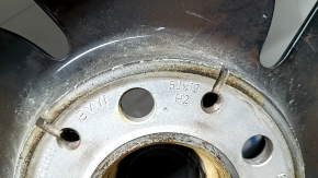 Wheel R19x5J ET43 BMW i3 14-18 Style 429 with 155/70 4.5mm tires, light curb, cracked tires