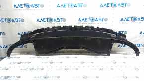 The front bumper center guard for Volkswagen ID.4 23-25 is worn and cracked.