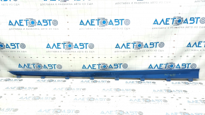 Left side sill molding for BMW i3 14-21 blue