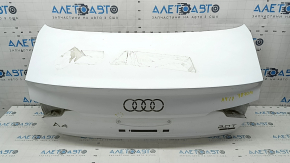 Audi A4 B9 17-19 trunk lid white LY9C, bumpers