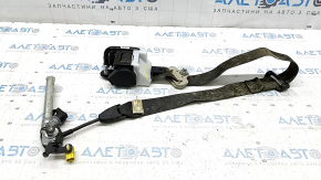 Driver's seat belt with tensioner for Honda Insight 19-22, black, water-resistant, dry-cleanable