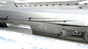 Right side sill for Honda Insight 19-22, silver, scratches, crack in mounting