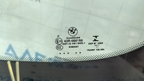 BMW X3 F25 13-17 windshield without projection, chips, repaired, sand, air along the edge