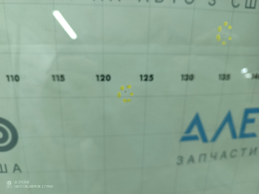 BMW X3 F25 13-17 windshield without projection, chips, repaired, sand, air along the edge