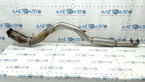 Audi A4 B9 2017-20 2.0T exhaust pipe with catalytic converter, tuning, Integrated Engineering