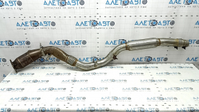 Audi A4 B9 2017-20 2.0T exhaust pipe with catalytic converter, tuning, Integrated Engineering