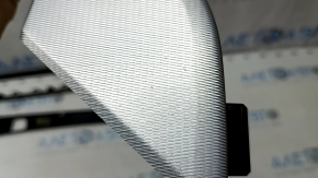 Set of interior trims for Audi A4 B9 17-19, silver aluminum, quattro, scratches, bumps, broken mount