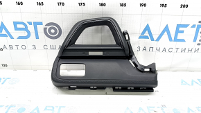 The upper left dashboard cover for a 19-22 Honda Insight is black and water damaged.
