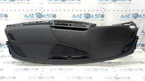 Audi A4 B9 17-25 black dashboard with AIRBAG, no projection, with deflector and glove compartment, broken mount