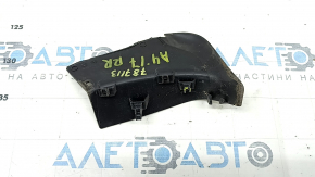 The right outer headlight cover for an Audi A4 B9 17-19 has a broken mount.