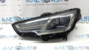 Left front headlight assembly for Audi A4 B9 17-19 xenon + LED, sand