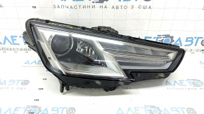 Right front headlight assembly for Audi A4 B9 17-19 xenon + LED, sand, cobweb