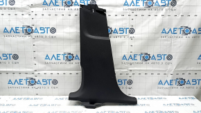 Lower left center pillar trim for VW Tiguan 2018, black, type 1, scratched