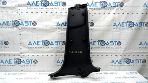 Lower left center pillar trim for VW Tiguan 2018, black, type 1, scratched