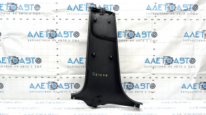 Lower right center pillar trim for VW Tiguan 2009-2018, black, type 1, scratched