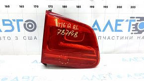 Left inner taillight, trunk lid, VW Tiguan 12-18 restyling, debris under the glass, cracked reflector