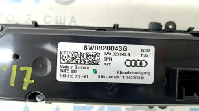 Audi A4 B9 17-25 climate control with heating, scratches