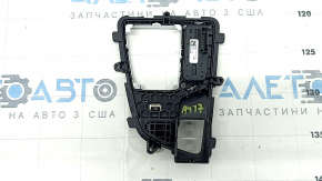 Shifter cover Audi A4 B9 17-25 black with chrome