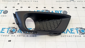 Right bumper grille Jeep Compass 17-21 Trailhawk under molding, under fog lights,