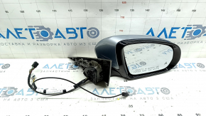 Right side mirror assembly for Mercedes W213 E 17-23, 8+8+2 pins, turn signal, heated, backlight, BSM, silver