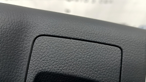 Rear center console trim for Audi A4 B9 17-25, black, for cigarette lighter, 2 parts, bumps, scratches