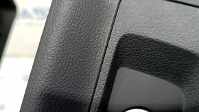 Rear center console trim for Audi A4 B9 17-25, black, for cigarette lighter, 2 parts, bumps, scratches
