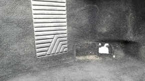 Front left floor covering for Mercedes W213 E 17-23, black, for cleaning